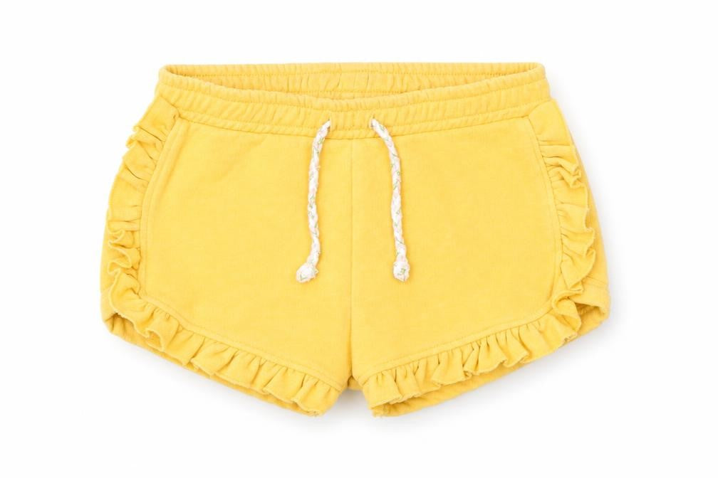 Matalan Girls Yellow   Sweat Shorts Size 5 Years