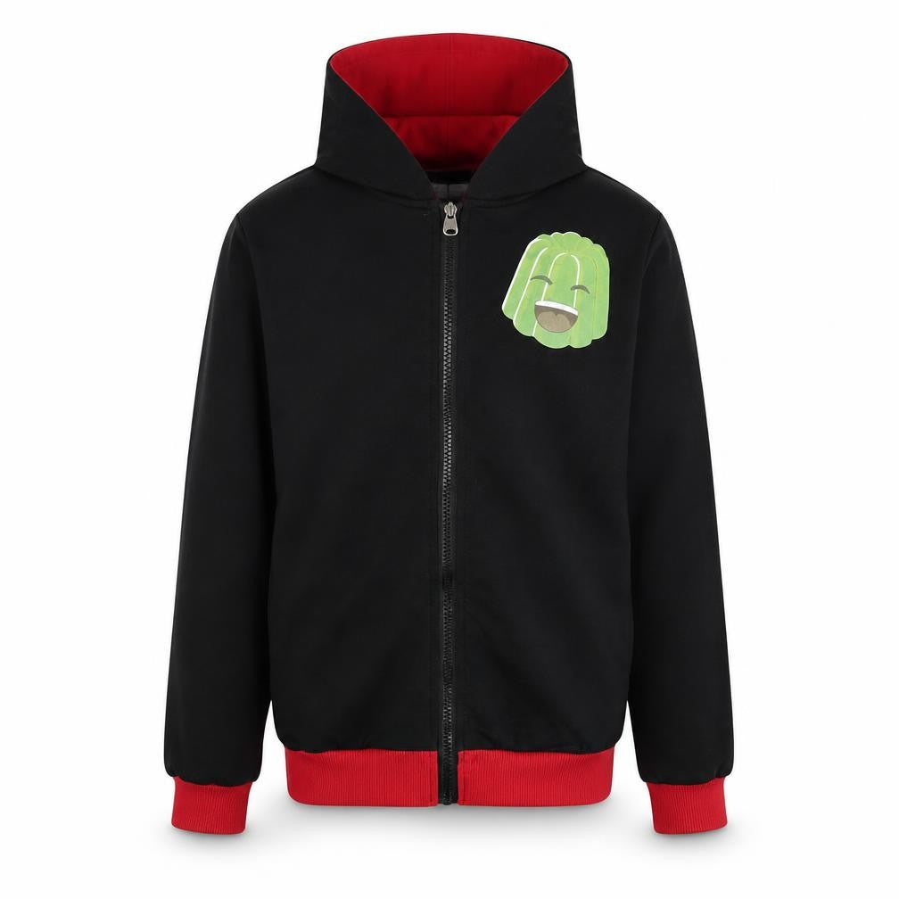 FOANJA Boys Black   Full Zip Hoodie Size 11 Years