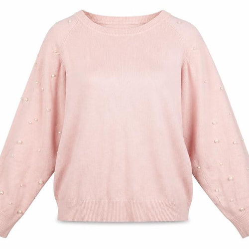 Sweet Girl Womens Pink  Knit Pullover Jumper Size L