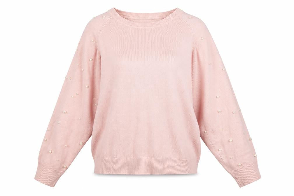 Sweet Girl Womens Pink  Knit Pullover Jumper Size L