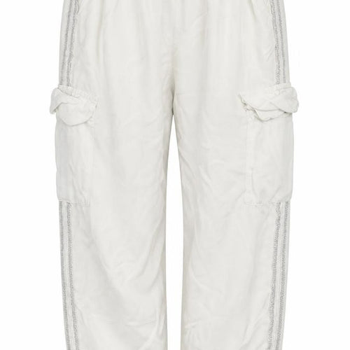Preworn Womens White   Cargo Trousers Size 24 in L23.5 in