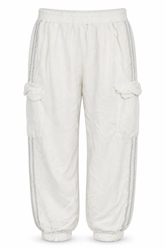 Preworn Womens White   Cargo Trousers Size 24 in L23.5 in