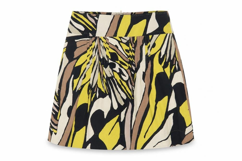 Marks and Spencer Womens Blue Geometric  A-Line Skirt Size 6