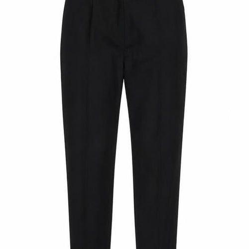 Preworn Womens Black   Trousers  Size 28 in L29 in