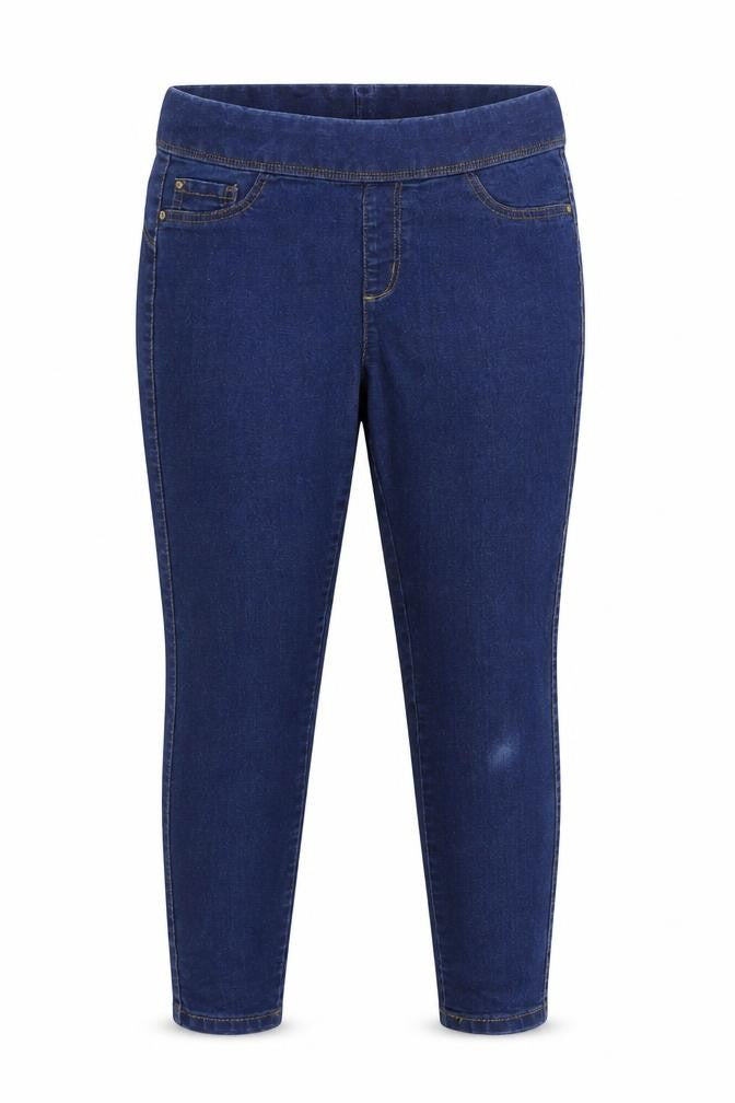 Denim & Co. Womens Blue  Denim Jegging Jeans Size 12 L27 in