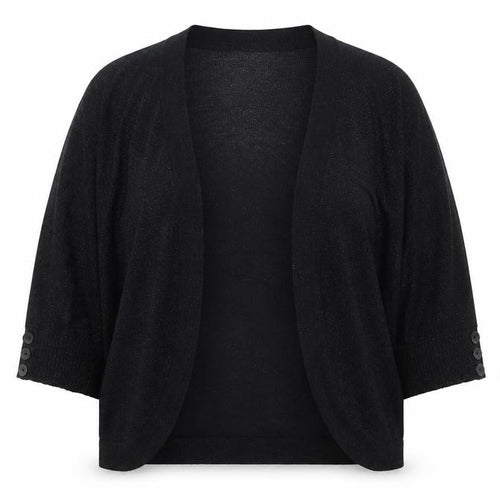 M&Co Womens Black  Knit Cardigan Jumper Size M
