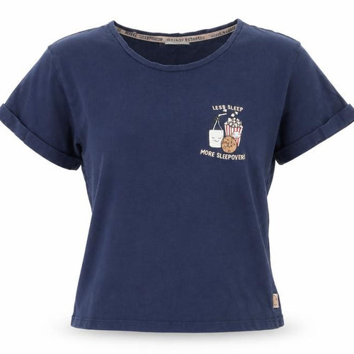 New Look Girls Blue Geometric  Top Pyjama Top Size M