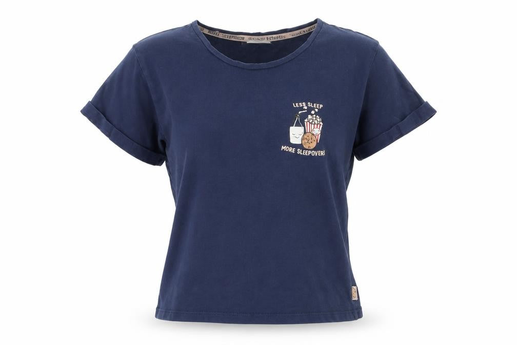New Look Girls Blue Geometric  Top Pyjama Top Size M
