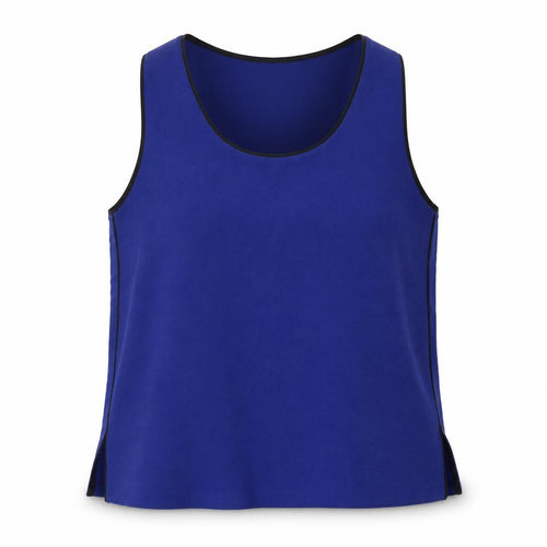 Mango Womens Blue   Basic Blouse Size L