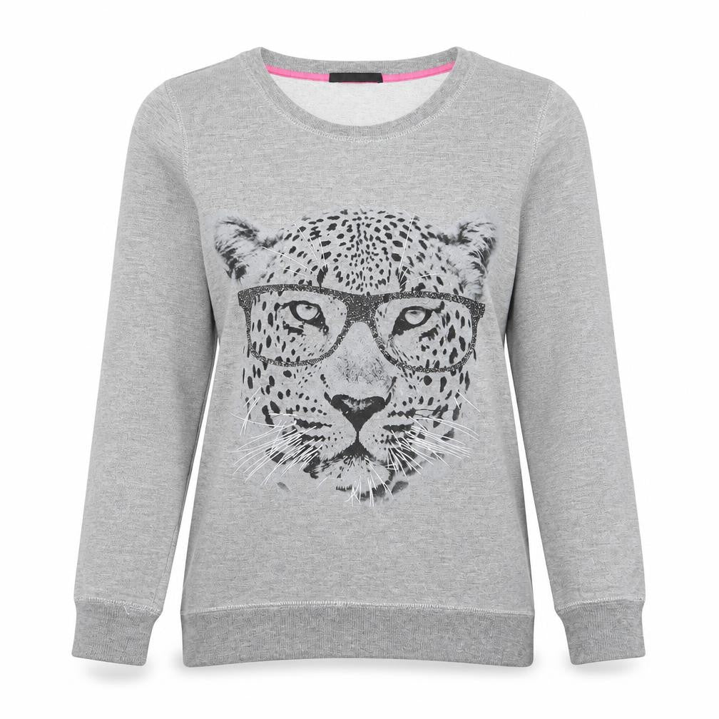 Front view of George women’s grey jumper, size UK 8