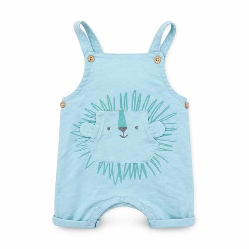 Matalan Baby Blue Geometric  Dungaree One-Piece Size 3-6 Months