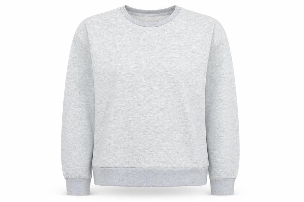 Front view of Primark women’s grey jumper, size UK 12