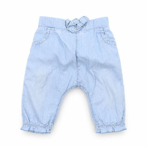 F&F Baby Blue   Cropped Trousers Size 3-6 Months