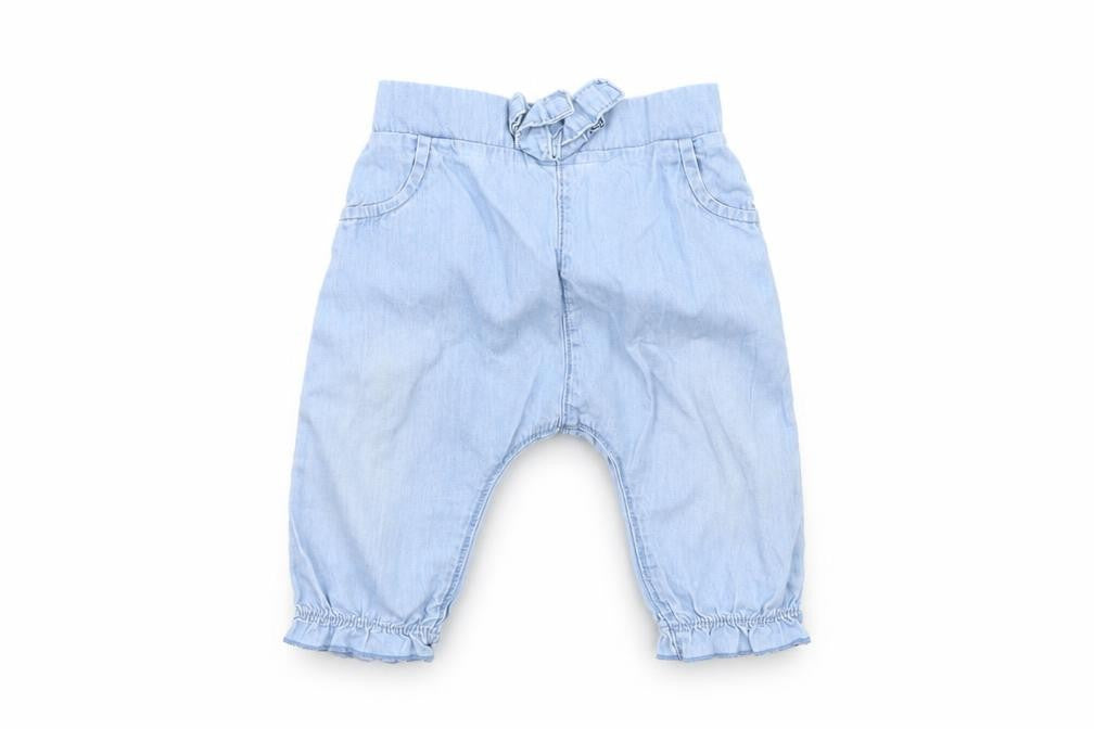 F&F Baby Blue   Cropped Trousers Size 3-6 Months