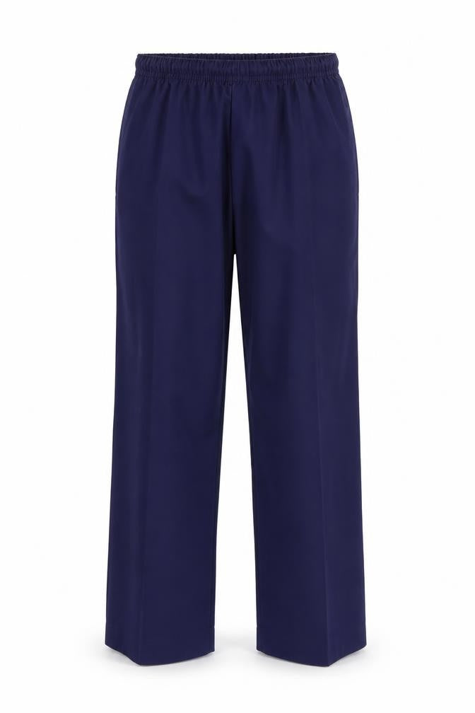 behrens Womens Blue   Cropped Trousers Size S L26 in