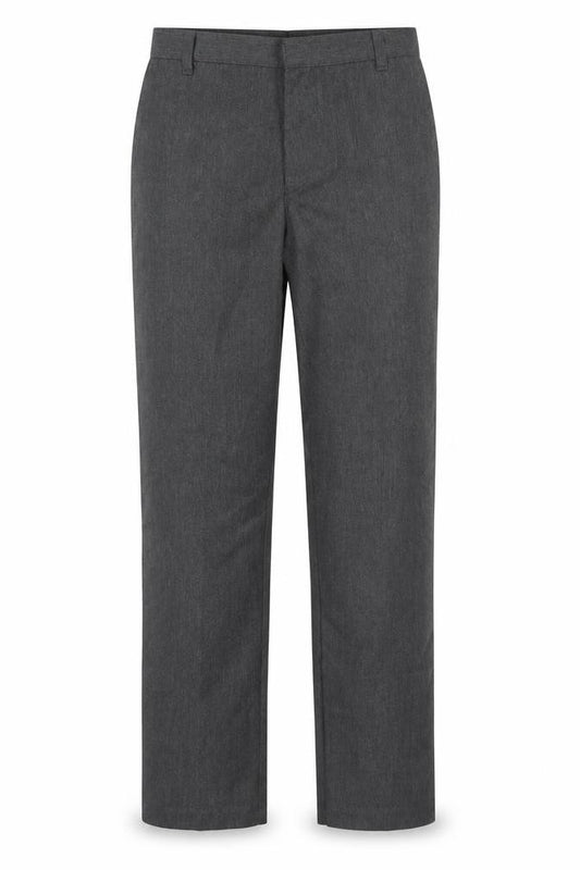 Front view of George boys’ grey dress pants trousers, size 9, years - school