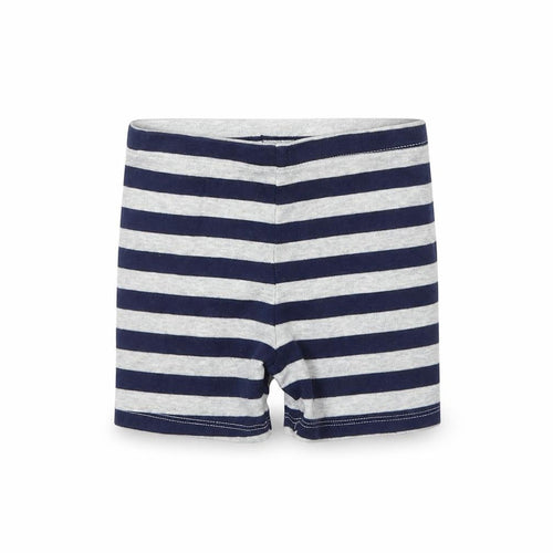 F&F Baby Grey Striped  Cropped Trousers Size 9 Months