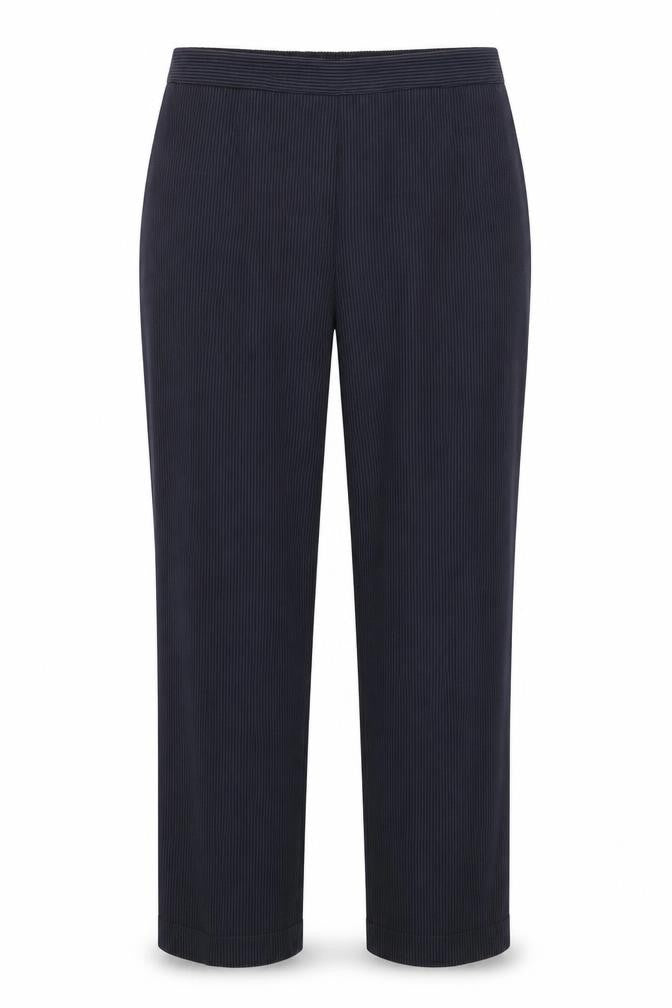 Emma Collection Womens Blue Striped  Trousers  Size 12 L28 in