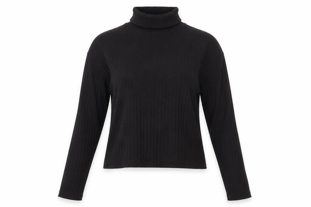 Front view of Divided women’s black basic t-shirt, size XS