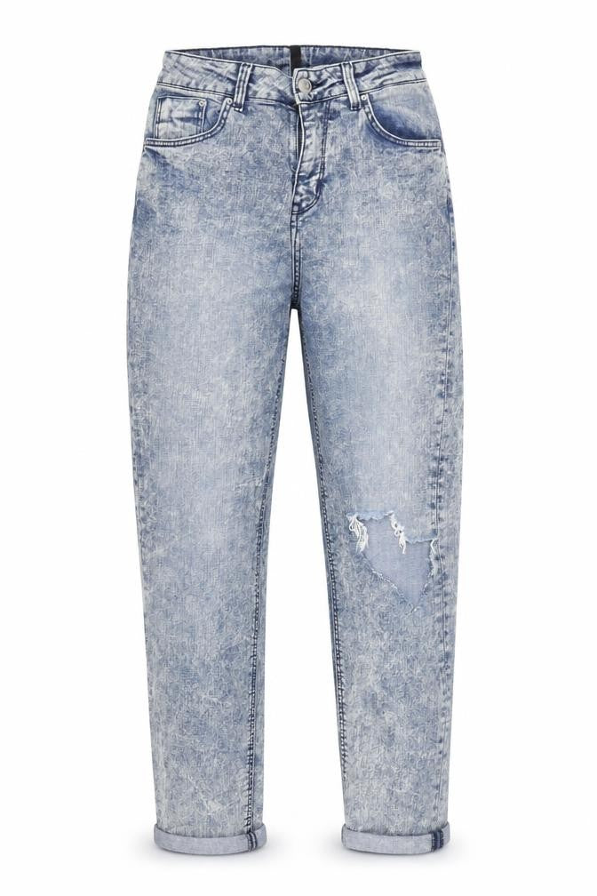 H&M Womens Blue  Denim Mom Jeans Size 6 L27 in