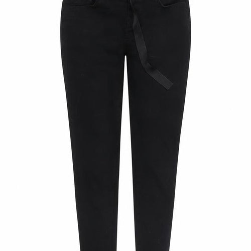 Very Womens Black   Carrot Trousers Size 8 L25 in