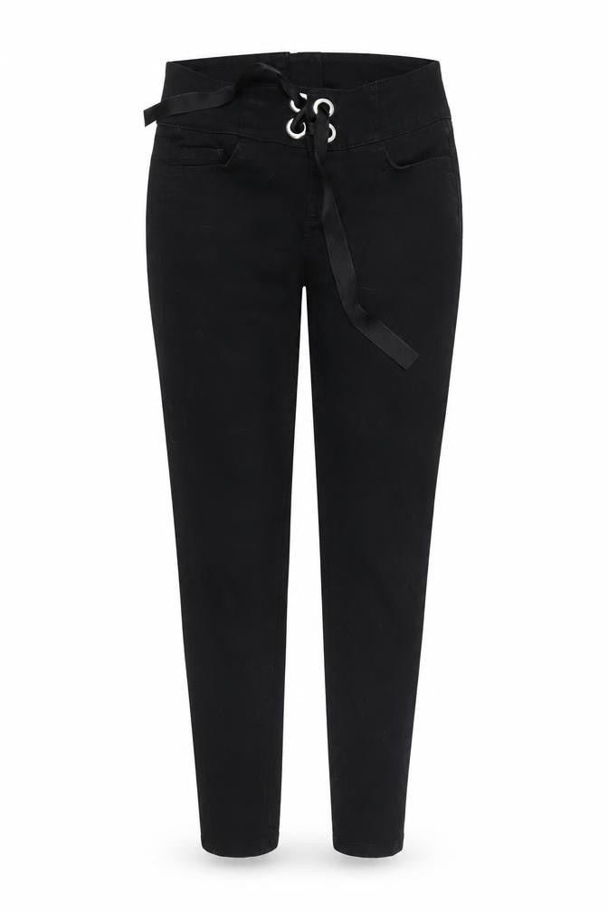 Very Womens Black   Carrot Trousers Size 8 L25 in