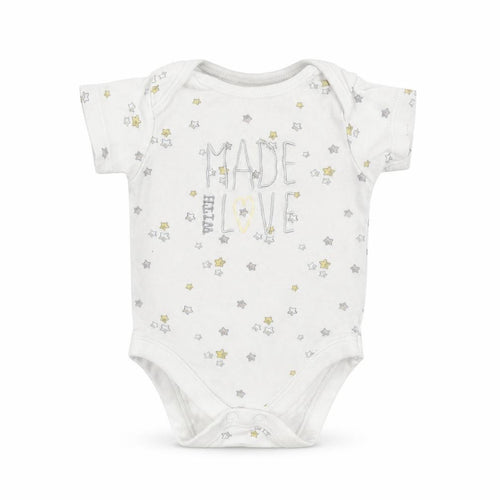 George Baby Grey   Babygrow One-Piece Size 0-3 Months  - Stars Made with Love