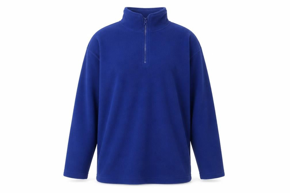 Front view of Alibi women’s blue jumper, size S