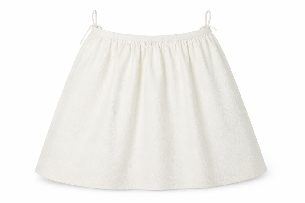 Topshop Womens Ivory Floral  A-Line Skirt Size 14
