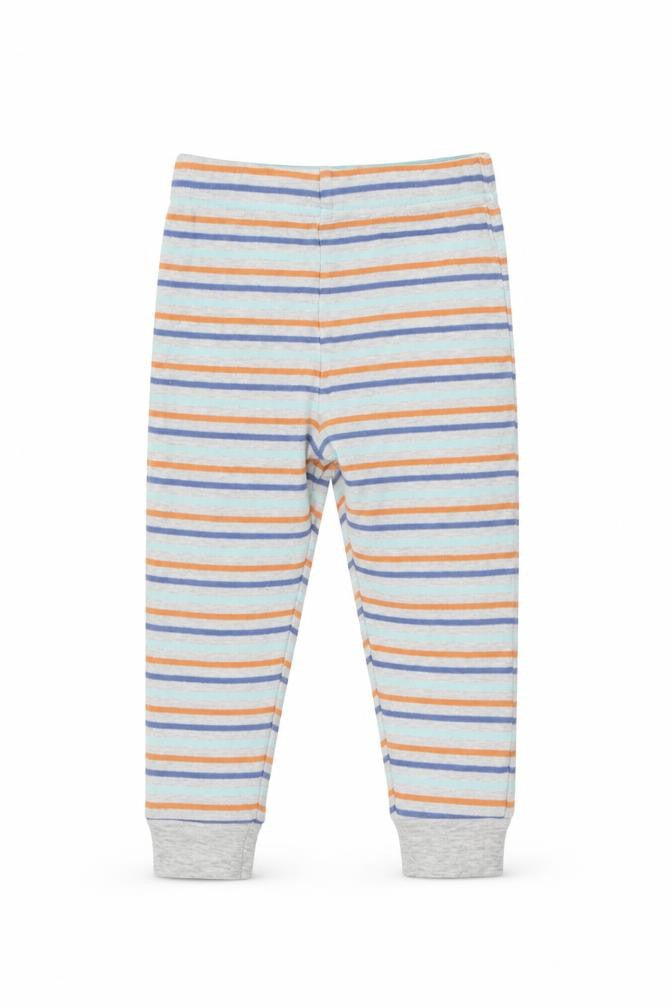 Front view of Very Baby Grey Striped Pyjama Pants, size 12-18, Months