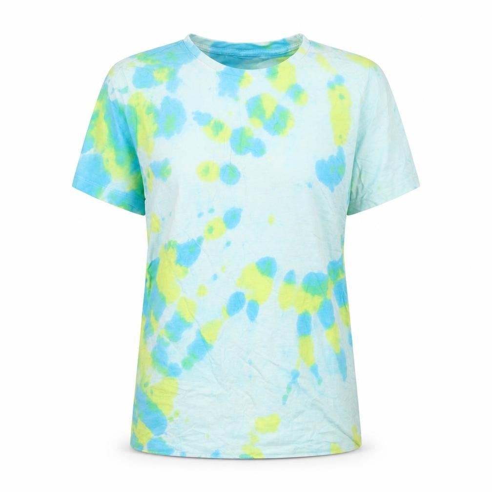 Front view of MVP women’s multicoloured basic t-shirt, size L