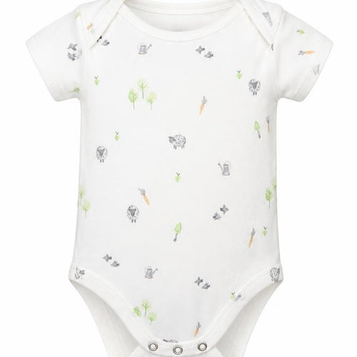 George Baby White Animal Print  Leotard One-Piece Size 3-6 Months