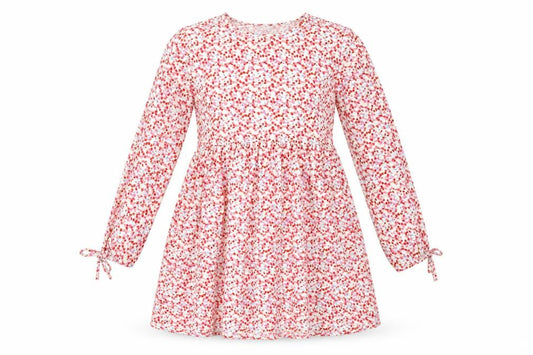 Front view of Wednesday's Girl women’s multicoloured floral a-line, size S