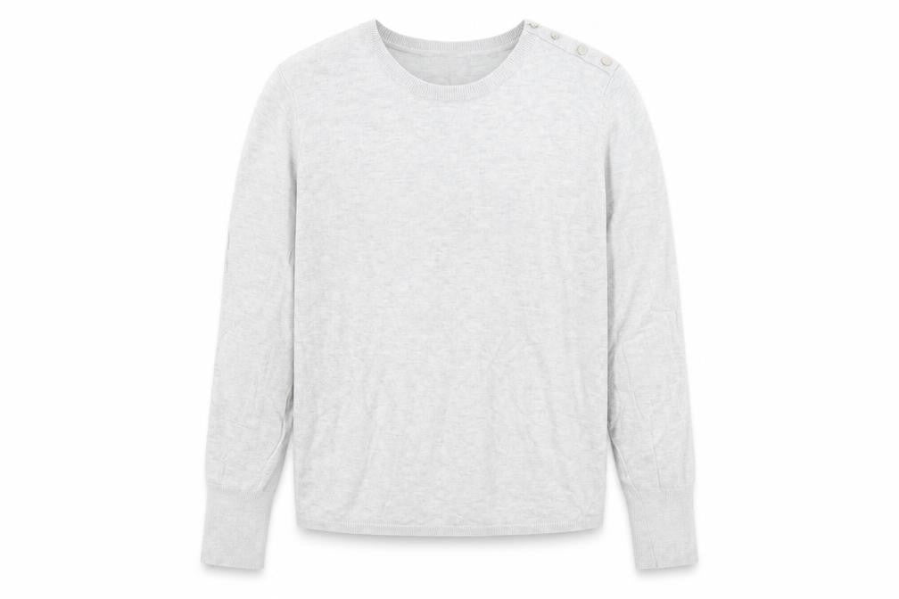Front view of Only women’s grey basic t-shirt, size L
