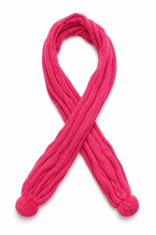 Peacocks Girls Pink  Knit Scarf Scarves & Wraps One Size