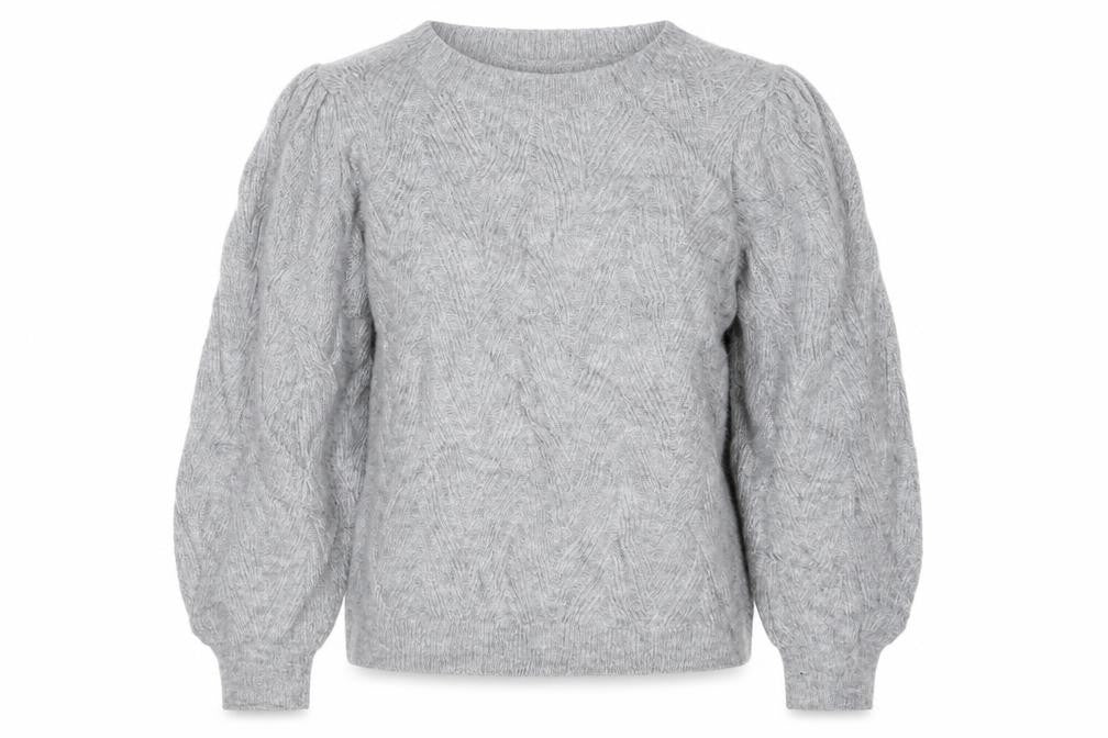 Front view of George women’s grey knit jumper, size M