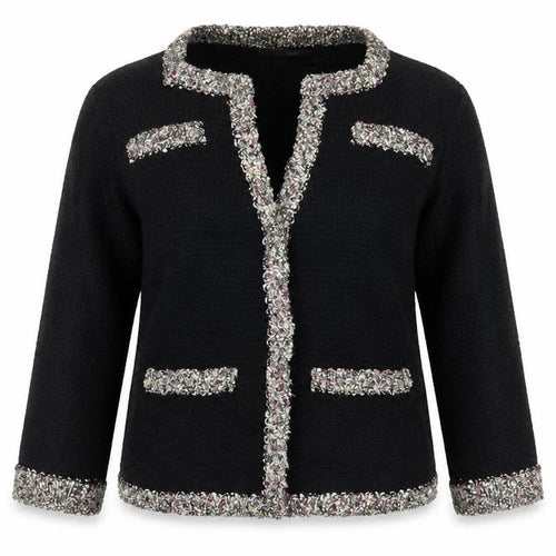 Marks and Spencer Womens Black  Knit Cardigan Jumper Size 8