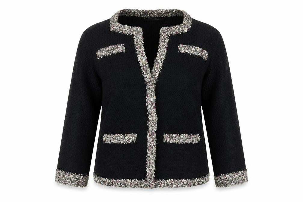 Marks and Spencer Womens Black  Knit Cardigan Jumper Size 8