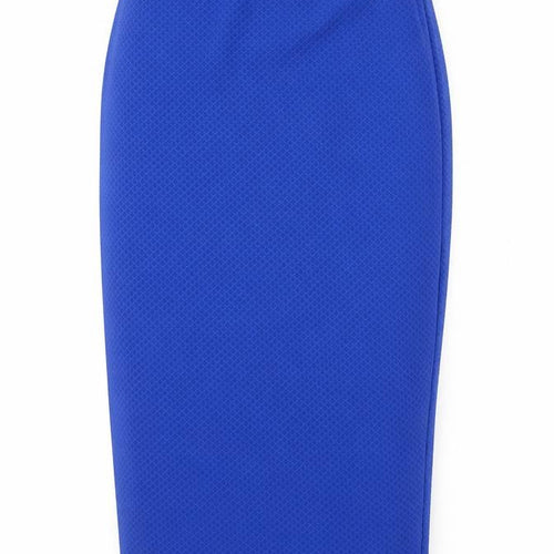 Internacionale Womens Blue   Straight & Pencil Skirt Size 10