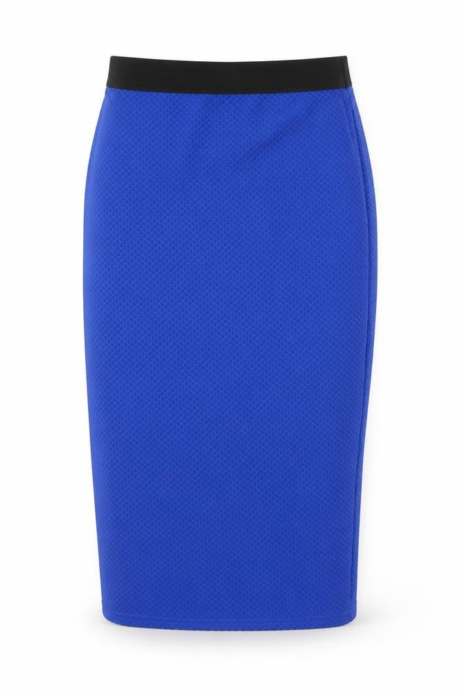 Internacionale Womens Blue   Straight & Pencil Skirt Size 10