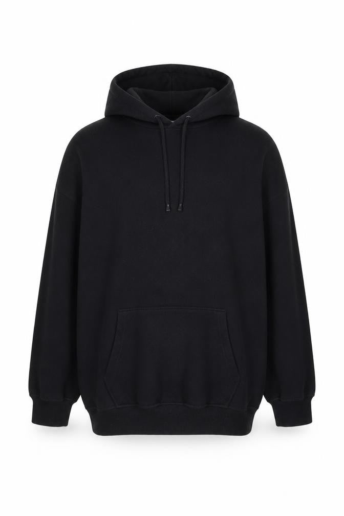 Front view of H&M men’s black jumper, size XS