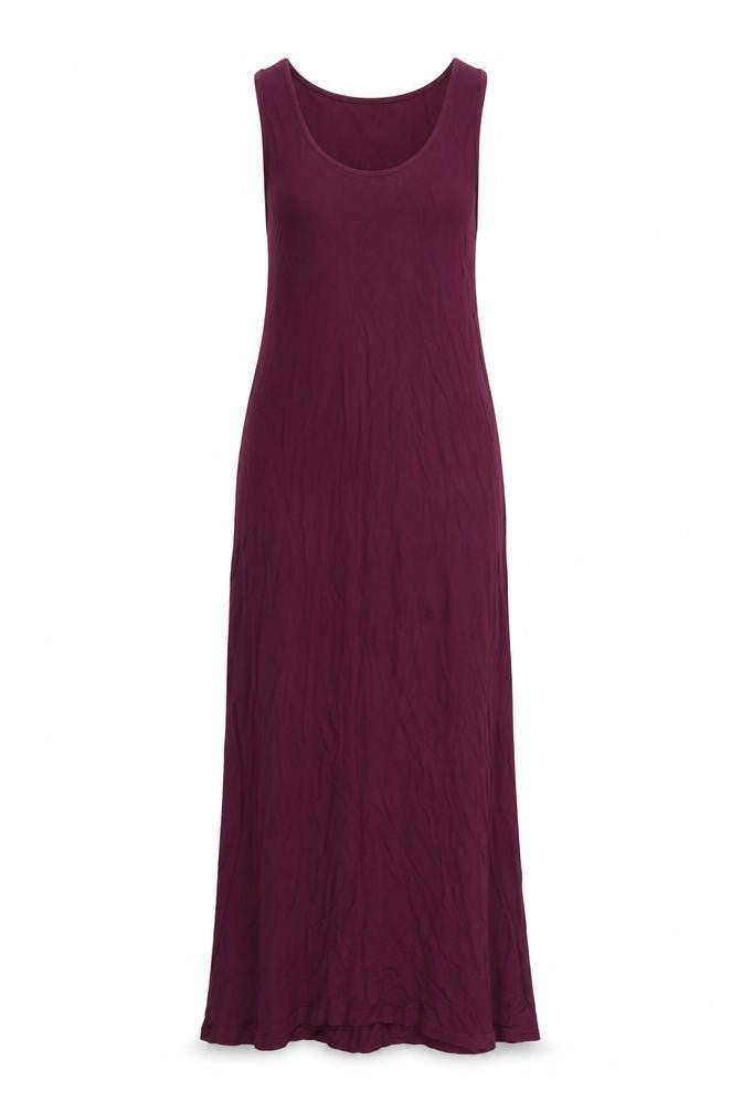 Front view of H&M women’s purple fit & flare, size UK 6