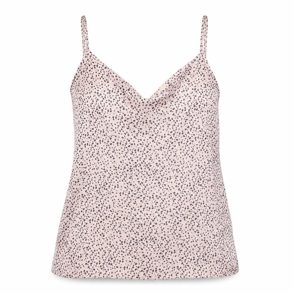 F&F Womens Pink Animal Print  Top Pyjama Top Size 8