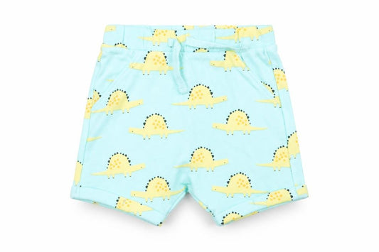 Front view of Asda George Baby Blue Animal Print Capri Trousers, size 12-18, Months