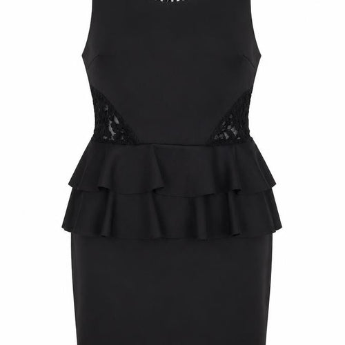 Preworn Womens Black   Pencil Dress  Size M