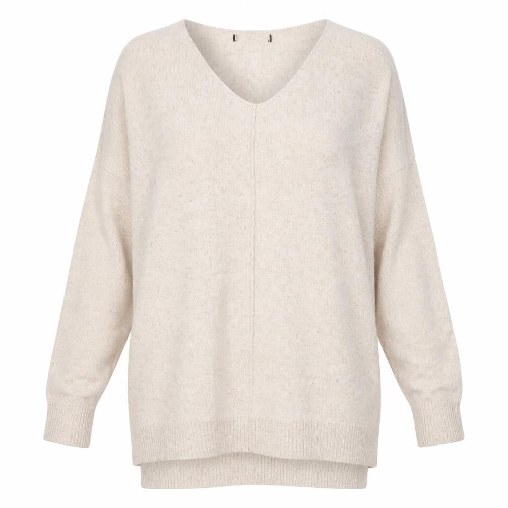 Front view of Primark women’s ivory jumper, size XS