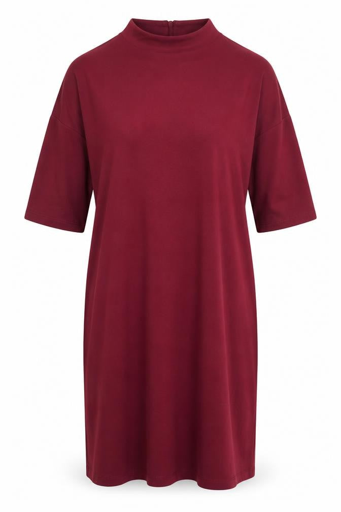 Front view of Tu women’s red fit & flare, size UK 10