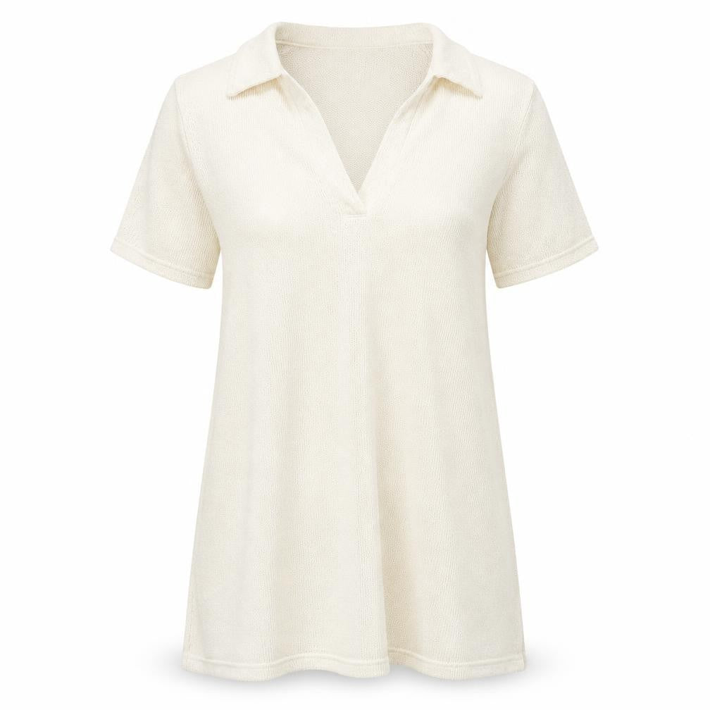 Front view of H&M women’s white a-line, size S