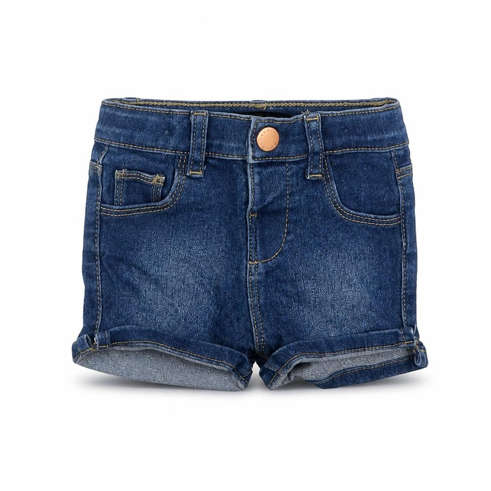Primark Girls Blue  Denim Cropped Trousers Size 9-12 Months