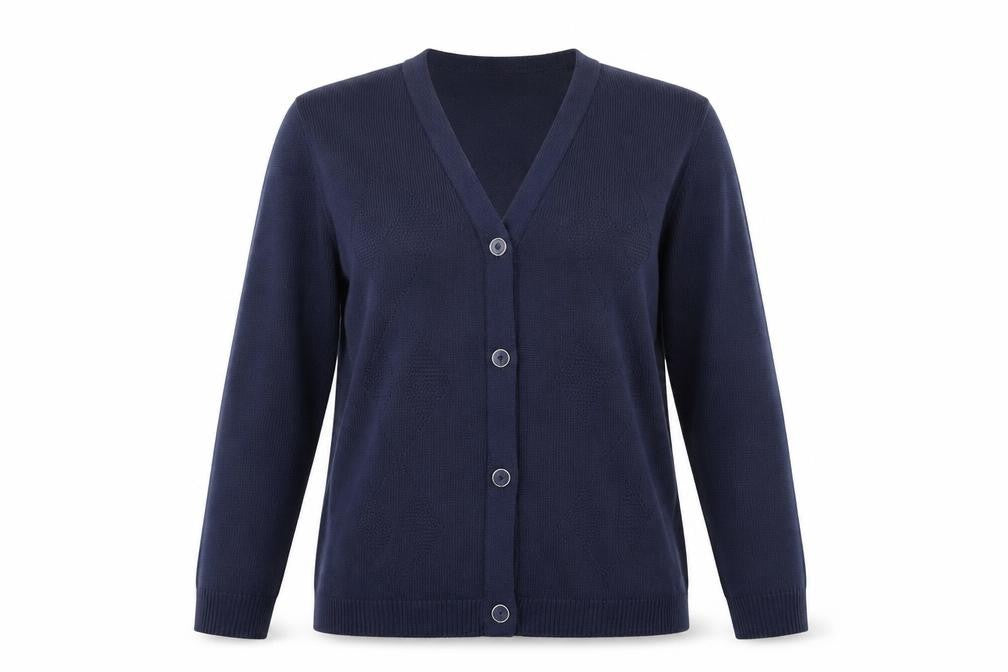 Elegant Body Womens Blue   Cardigan Jumper Size L